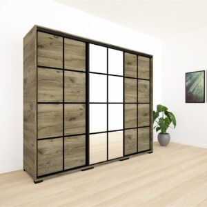 Rock tolóajtós gardrób (dny-grd)