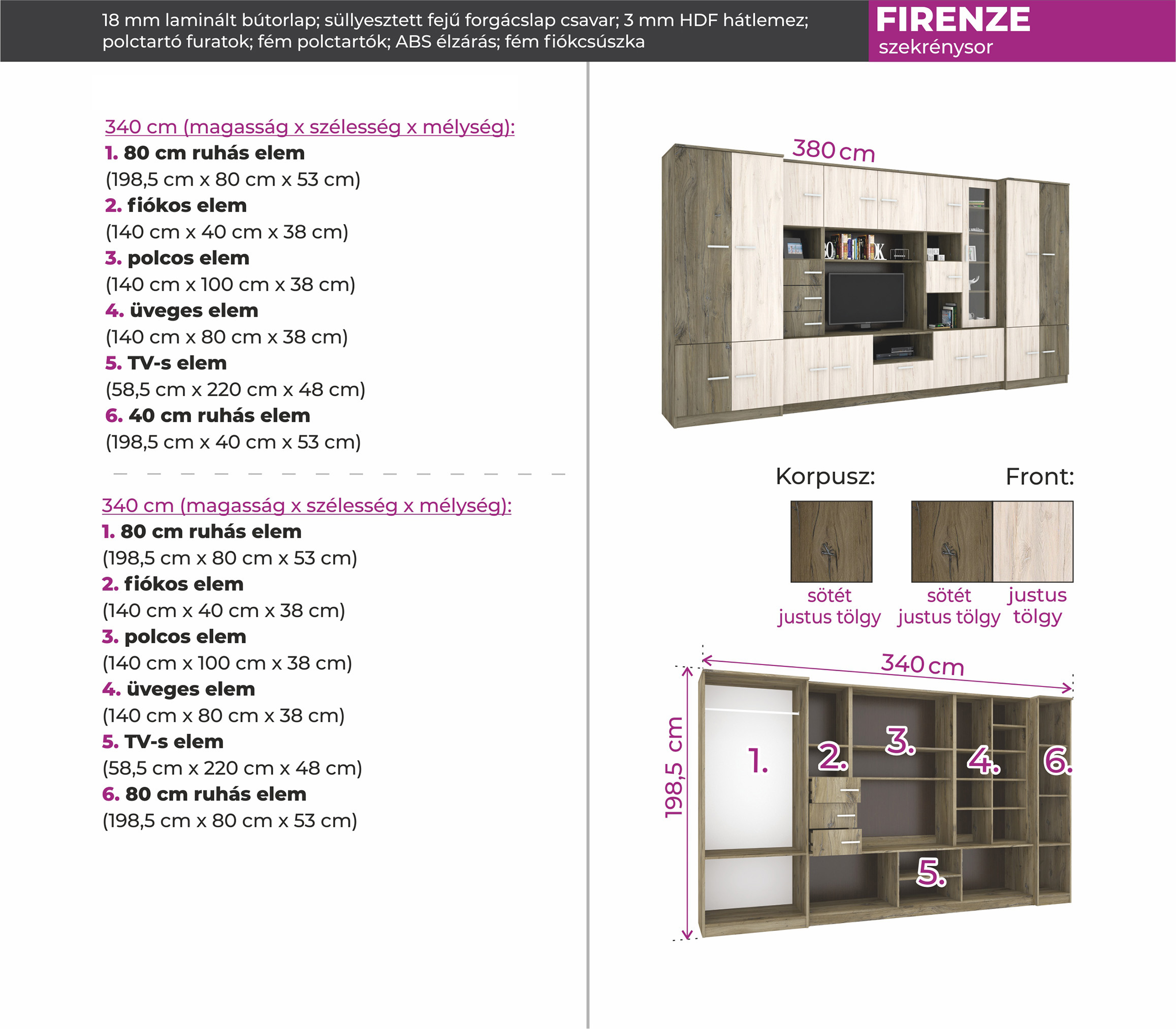 Firenze szekrénysor (dny-szks) - Image 6