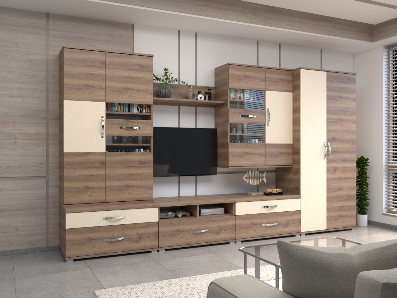 Athén BL 360cm szekrénysor (cnt-szks) - Image 2