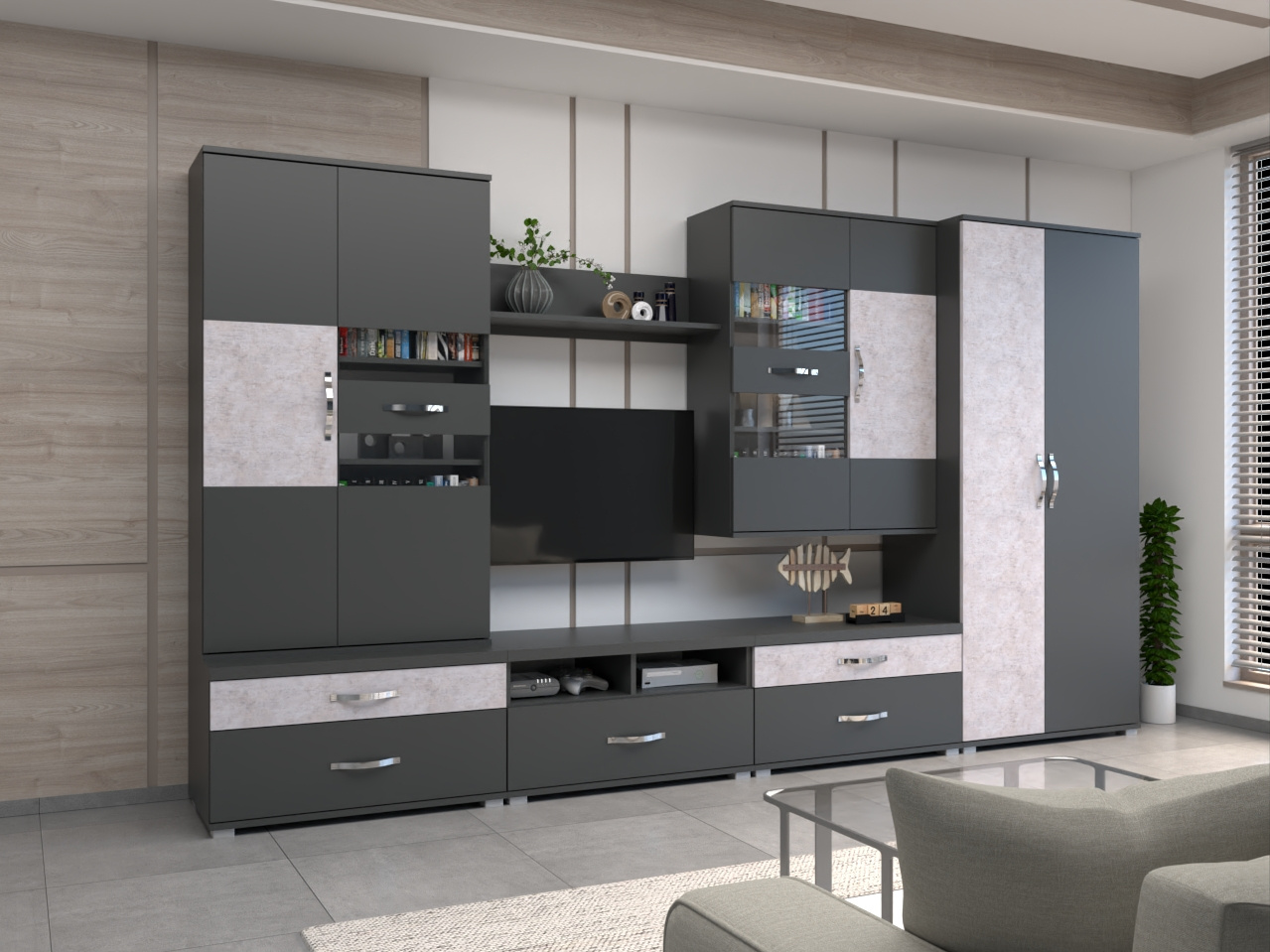 Athén BL 360cm szekrénysor (cnt-szks) - Image 3