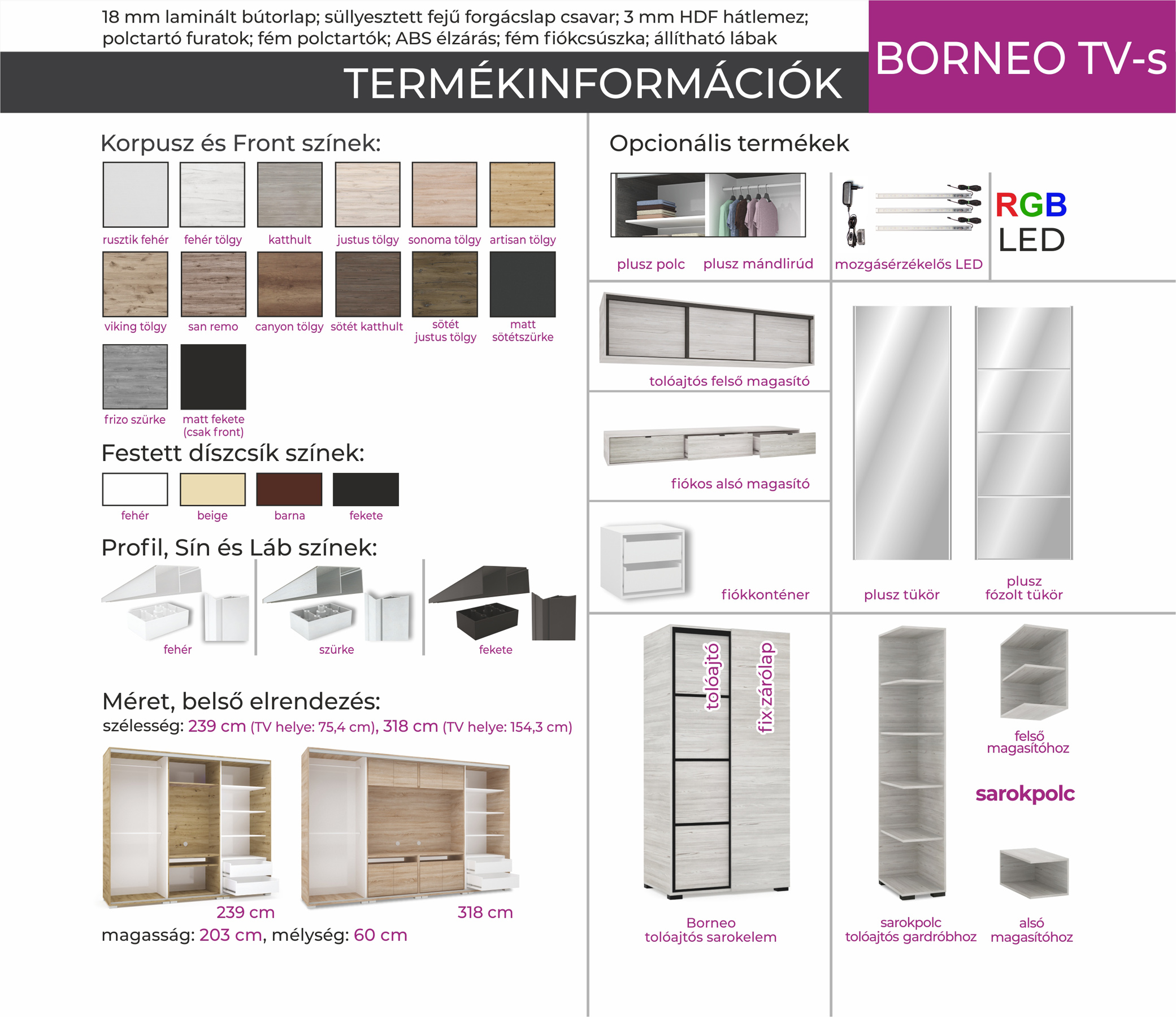 TV-s tolóajtós gardróbok (dny-grd) - Image 43