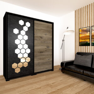 Honey tolóajtós gardrób (dny-grd)