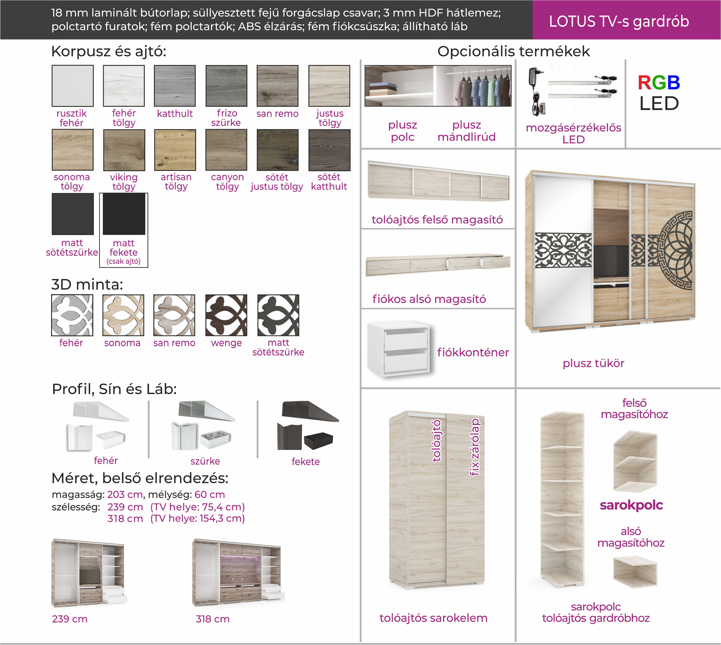 TV-s tolóajtós gardróbok (dny-grd) - Image 39