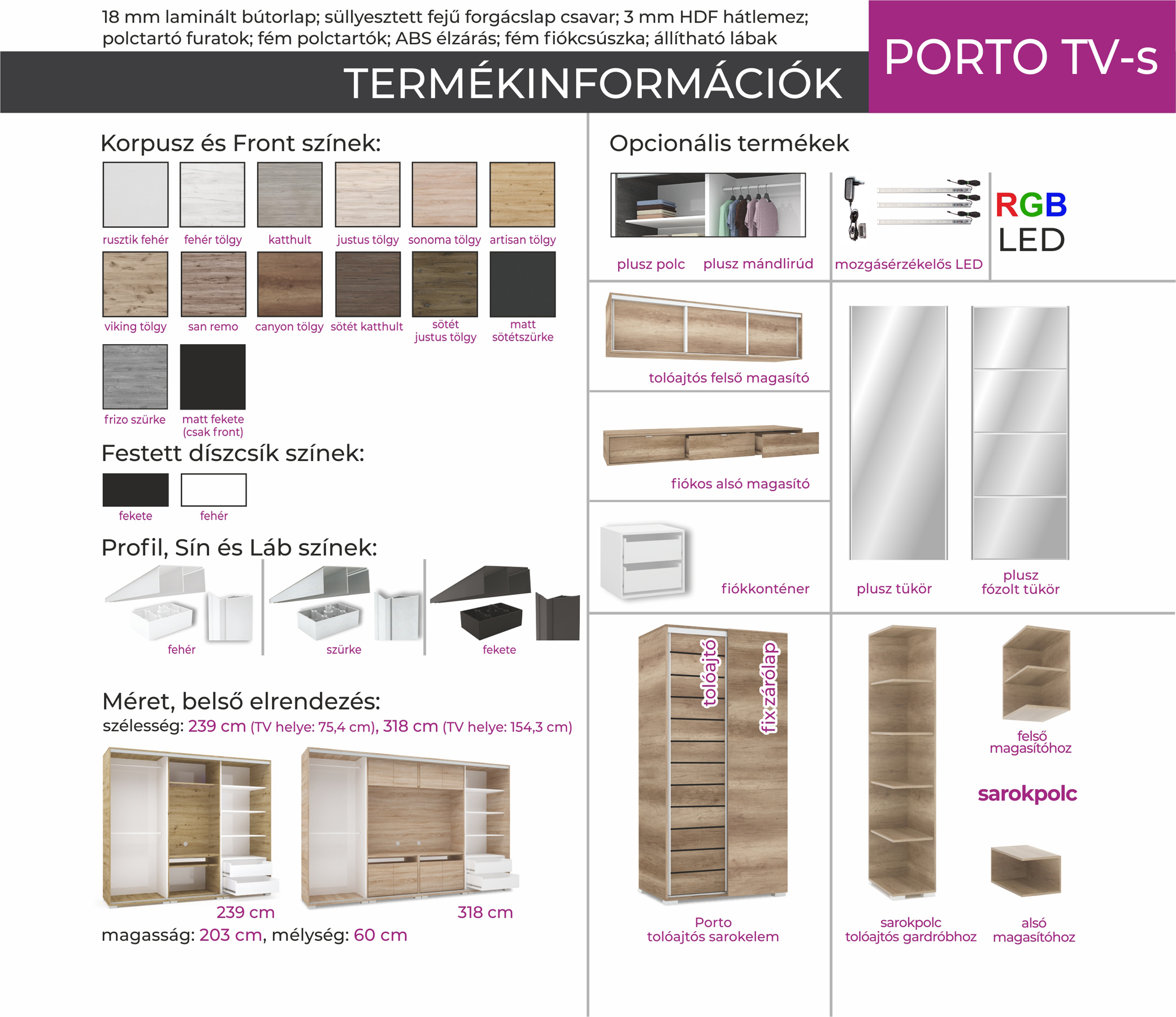 TV-s tolóajtós gardróbok (dny-grd) - Image 47