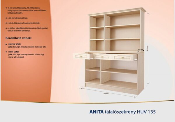 Anita tálaló uv 135cm - Image 2