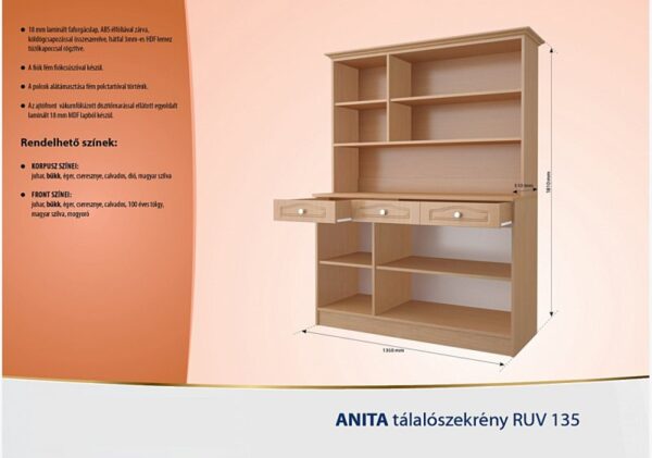 Anita tálaló 135cm uv (rövidajtós) - Image 2