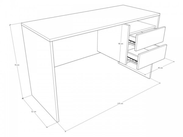 Axel íróasztal - Image 3