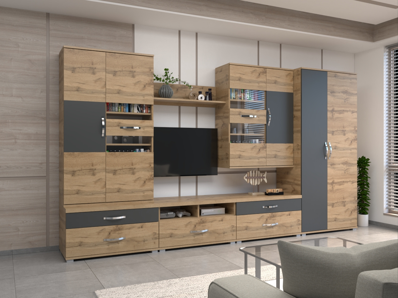 Athén BL 360cm szekrénysor (cnt-szks) - Image 4