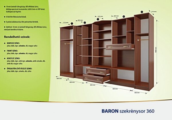 Baron 360 szekrénysor - Image 2