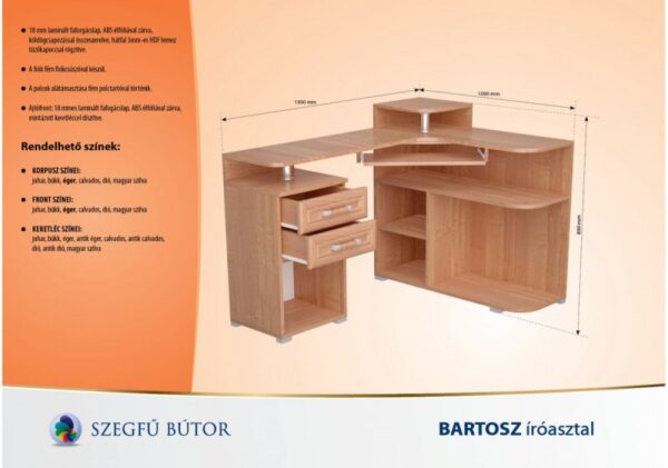 Bartosz íróasztal - Image 2
