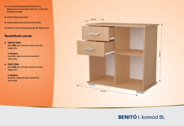 Benito I. komód BL - Image 2