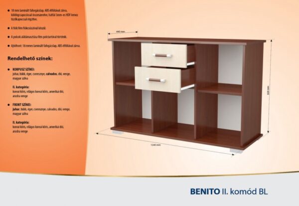 Benito II. komód BL - Image 2