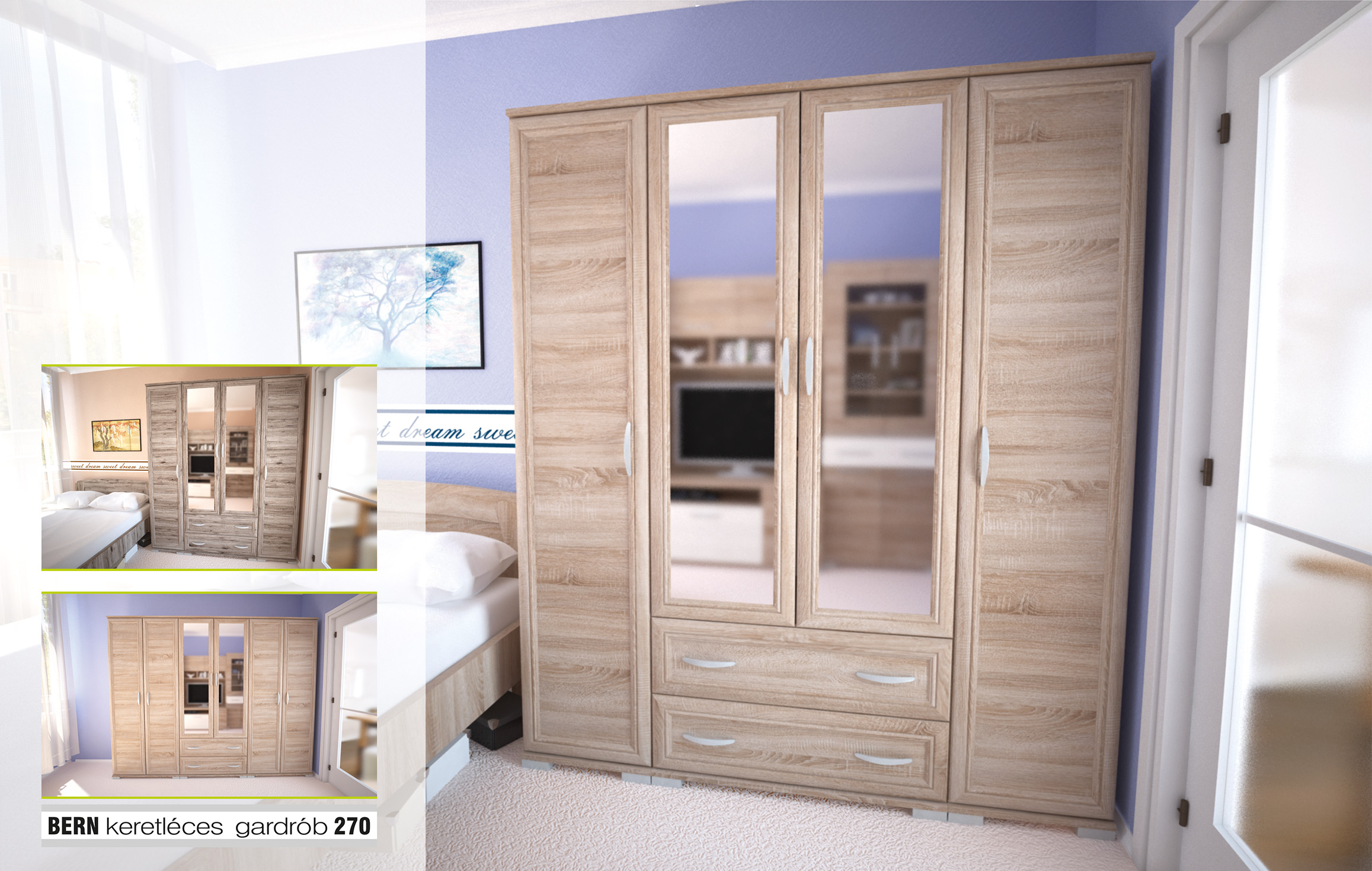 Bern keretléces gardrób (dny-grd) - Image 5