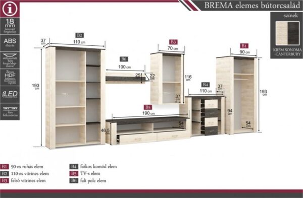 Brema elemes bútorcsalád - Image 18