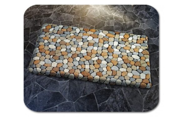 caresse contour pebbles beige 50x85