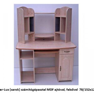 Corner lux MDF sarok számítógépasztal