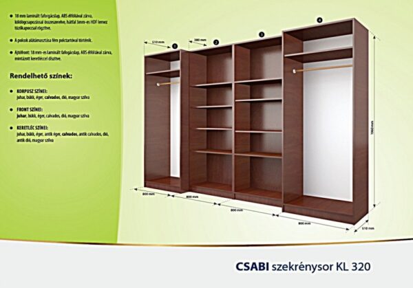 Csabi szekrénysor KL - Image 2