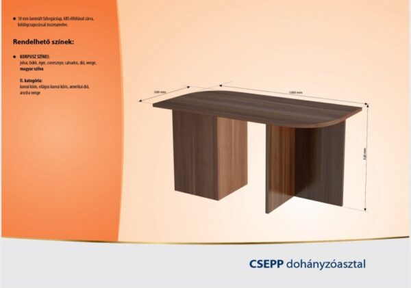 Csepp dohányzóasztal - Image 2