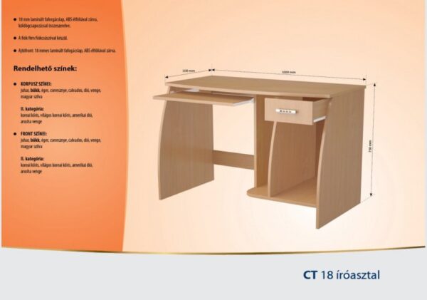 CT-18 íróasztal - Image 2
