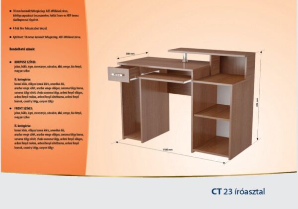 CT-23 íróasztal - Image 2