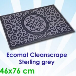ecomat cleanscrape sterling grey