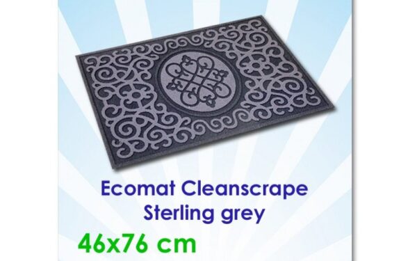 ecomat cleanscrape sterling grey