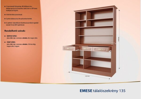 Emese tálaló uv 135cm - Image 2
