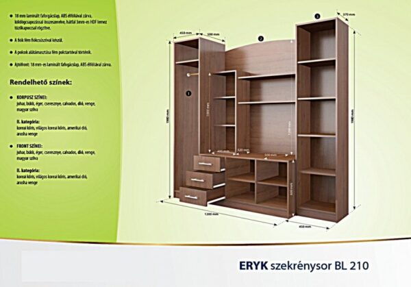 Eryk szekrénysor BL - Image 2