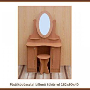 Fésülködőasztal billenő tükörrel