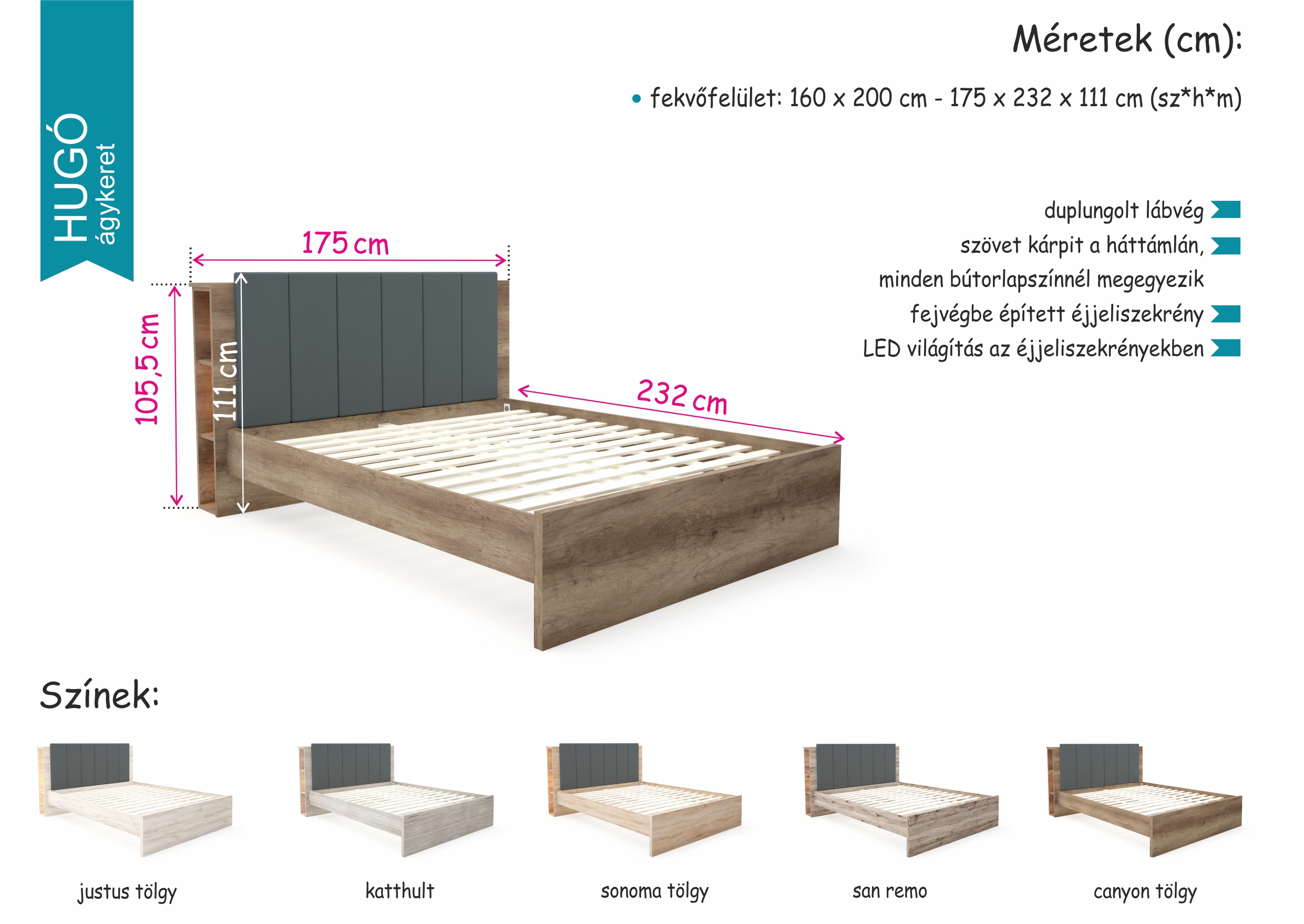 Hugo ágykeret (dny-fra) - Image 3