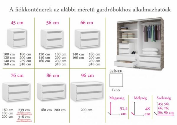 Italy Style tolóajtós gardrób - Image 36