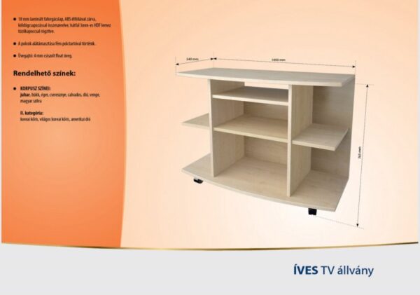 Íves TV-állvány - Image 2