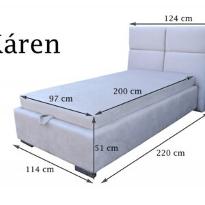 Káren heverő