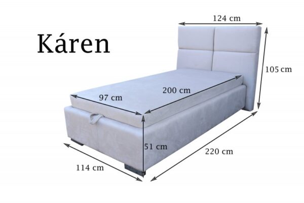 Káren heverő
