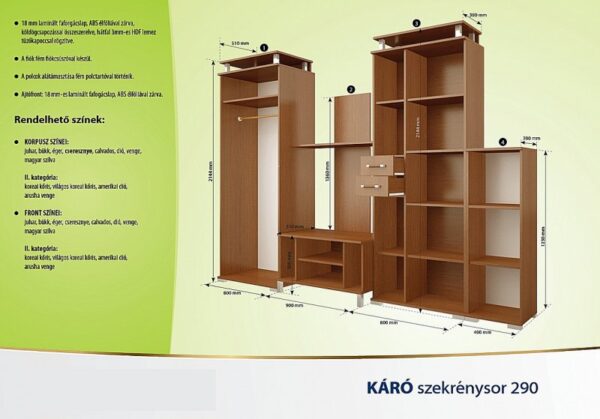 Káró szekrénysor - Image 2