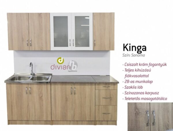 Kinga 200/72 konyha blokk