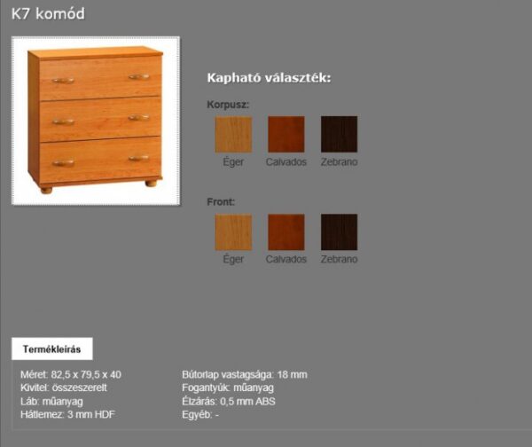Komód K7 - Image 2