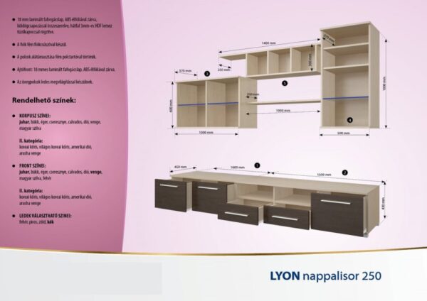 Lion 250 szekrénysor - Image 2