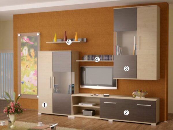 Livernó nappalisor 2. elem: Tv szekrény BL - Image 2