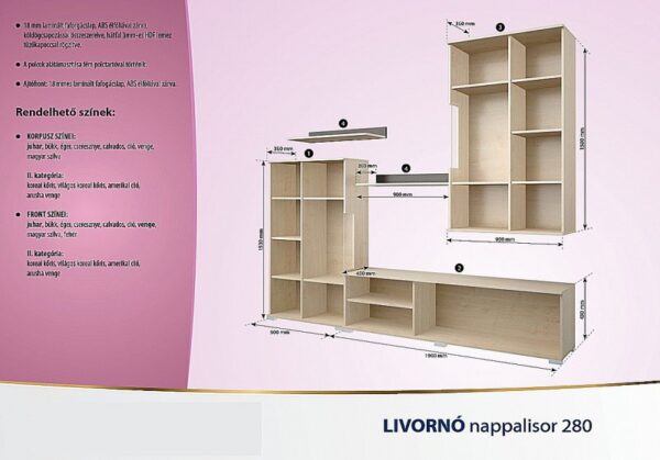 Livornó szekrénysor - Image 2