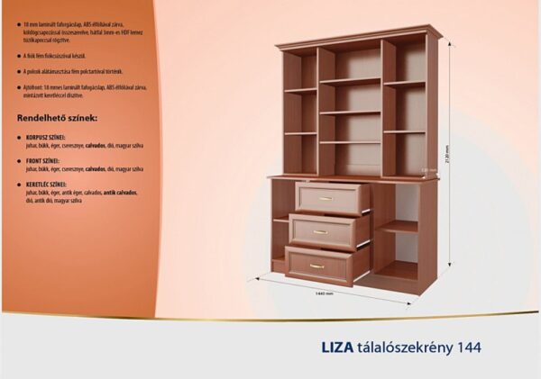 Liza antikolt léces tálaló (144cm) - Image 2