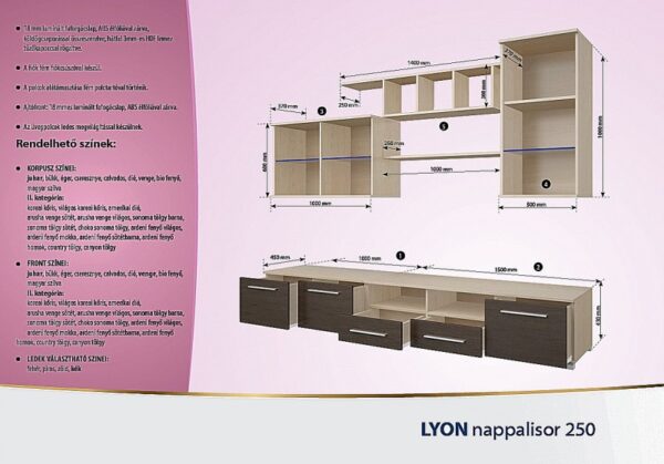 Lyon szekrénysor - Image 2