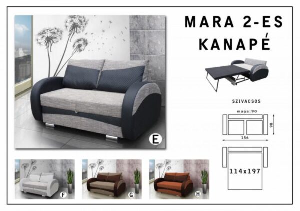 Mara 2-es kanapé - Image 6
