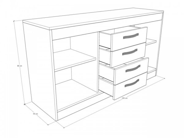 Maxim-8 komód - Image 4