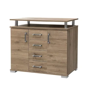 Messina 2 ajtós-4 fiókos komód tetővel (brt-kom)