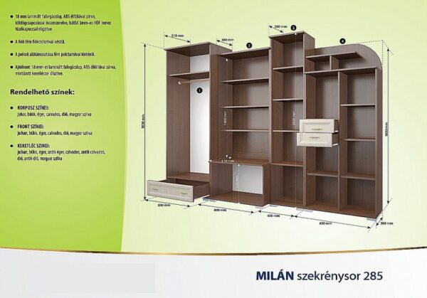 Milán szekrénysor - Image 2