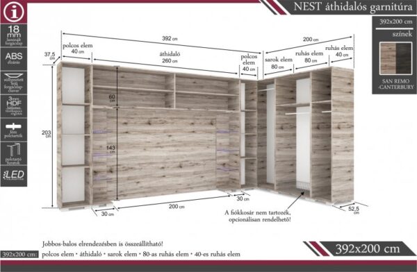Nest áthidalós garnitúra - Image 10