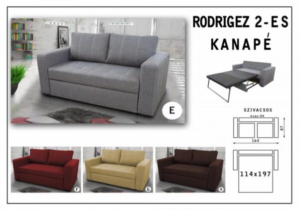 Rodriges 2-es kanapé - Image 6