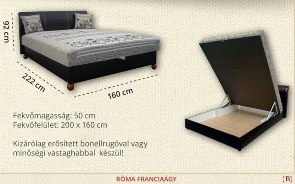 Róma franciaágy - Image 2