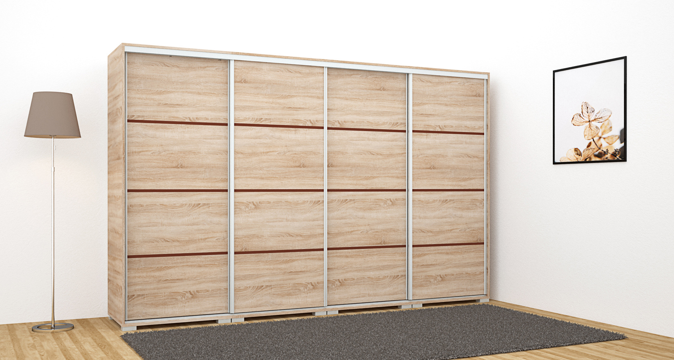 Borneo tolóajtós gardób (dny-grd) - Image 4